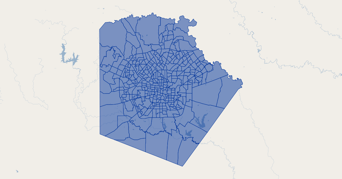 Bexar County, Texas Census Tracts - Bexar County | GIS Map Data | Bexar ...