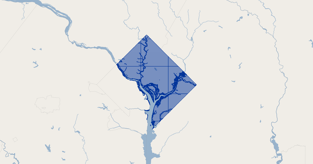 Washington, DC Flood Zones - Washington  GIS Map Data  US National Oceanic and Atmospheric 