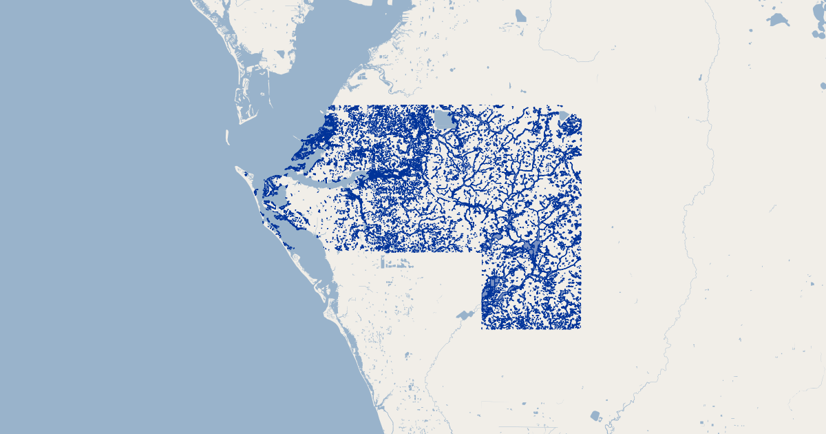 Manatee County, Florida Land Use/Land Cover 2011 (FLUCCS 600) GIS Map