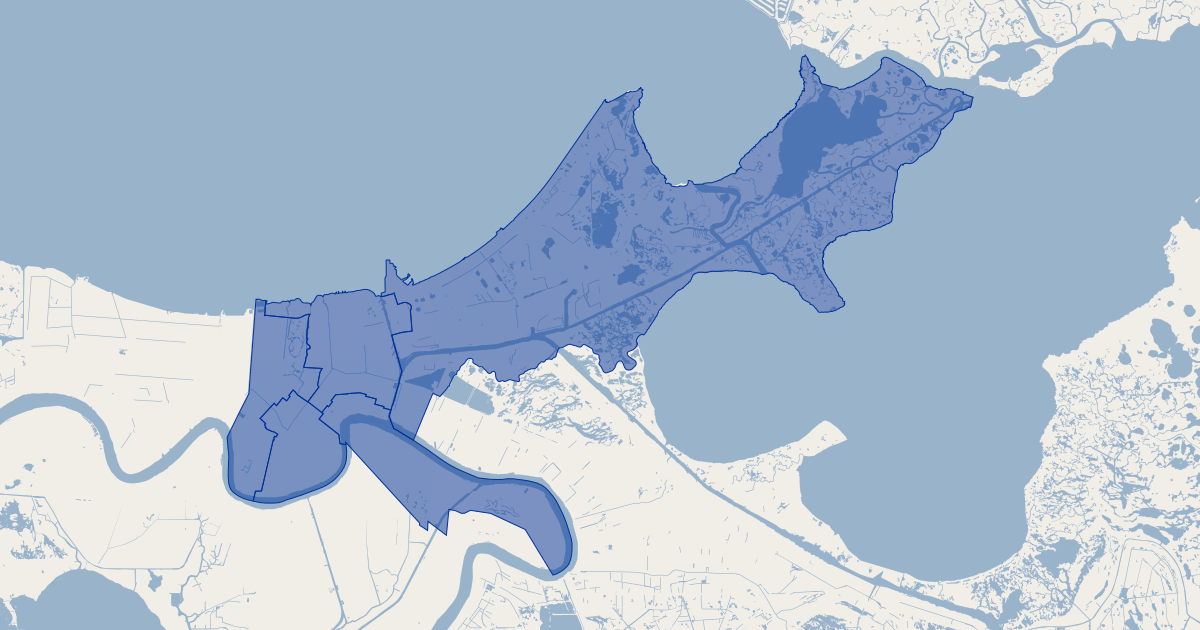 New Orleans City Council Districts | GIS Map Data | City of New Orleans ...