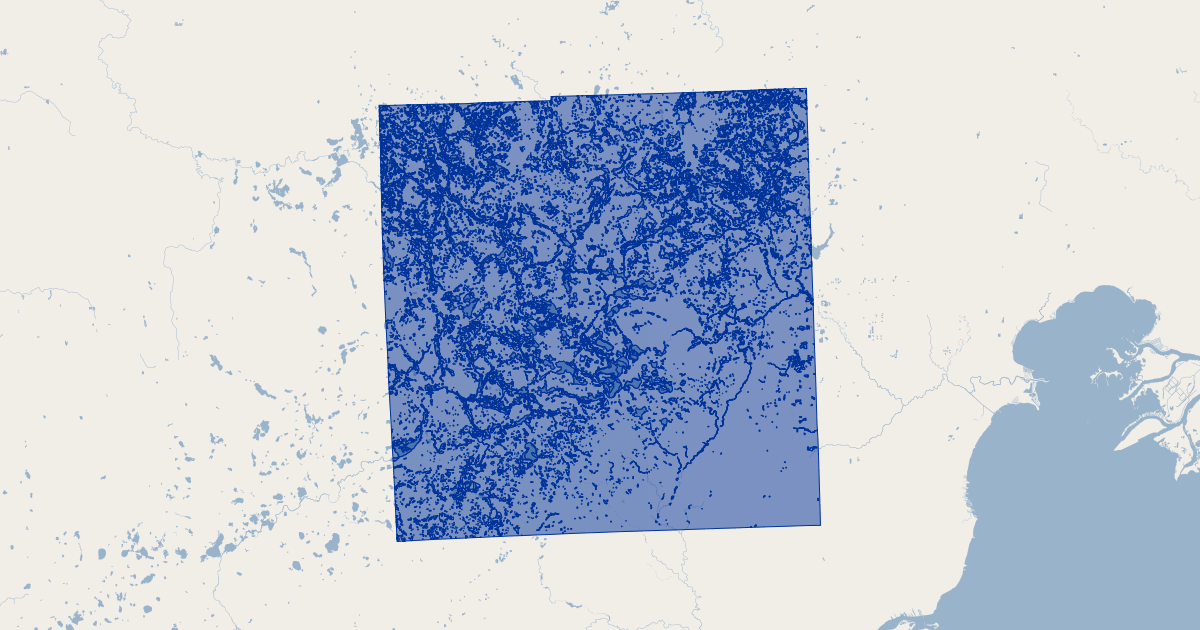 Oakland County, Michigan National Wetlands Inventory | GIS Map Data ...